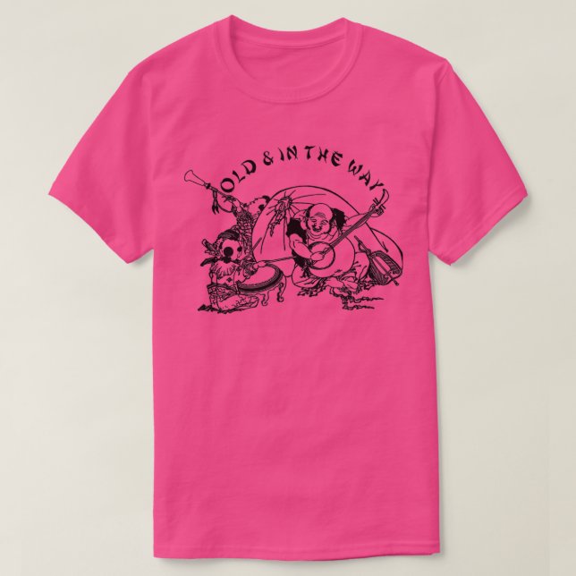 T-shirt Musique Du Monde Vieux Et En Chemin (Design devant)