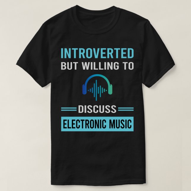 T-shirt Musique Électronique (Design devant)