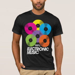 T-shirt Musique électronique de 100% (foncée)