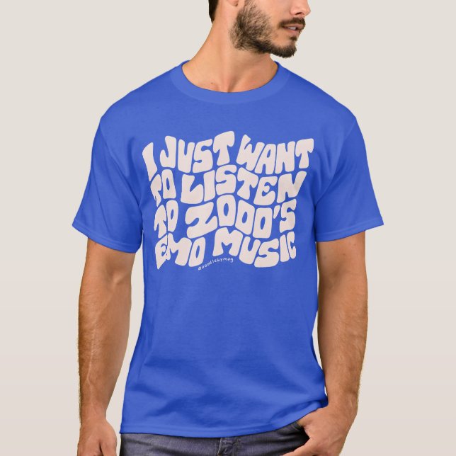 T-shirt Musique Emo (Devant)