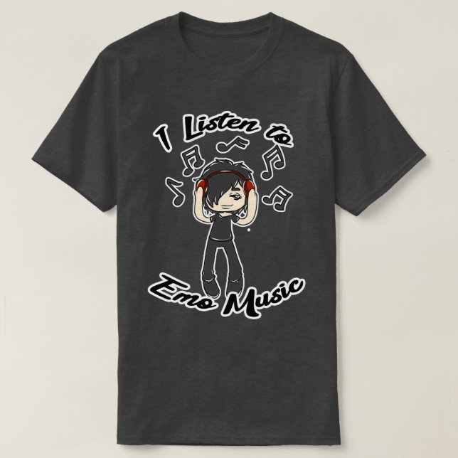 T-shirt Musique Emo 1 (Design devant)