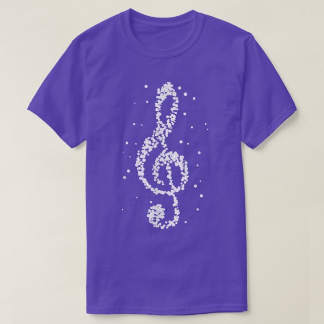 T-shirt Musique en noir et blanc Musicien Professeurs de m (Design devant)