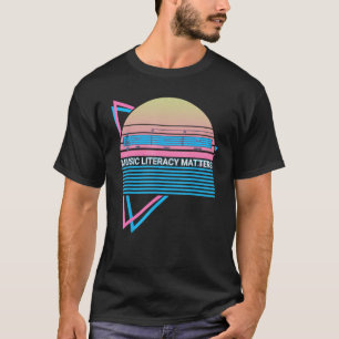 T-shirt Musique Enseignant Musique Leçon Musique Literacy