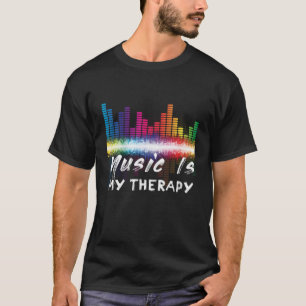 T-shirt Musique est mon égaliseur thérapeutique DJ Citatio