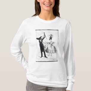 T-shirt Musique et amour ou deux interprètes rivaux