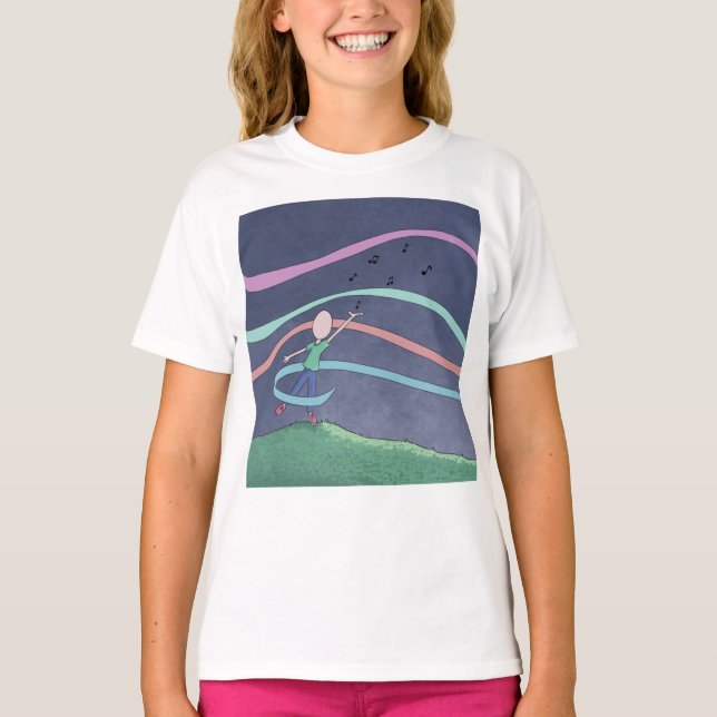 T-shirt musique et mélodie (Devant)