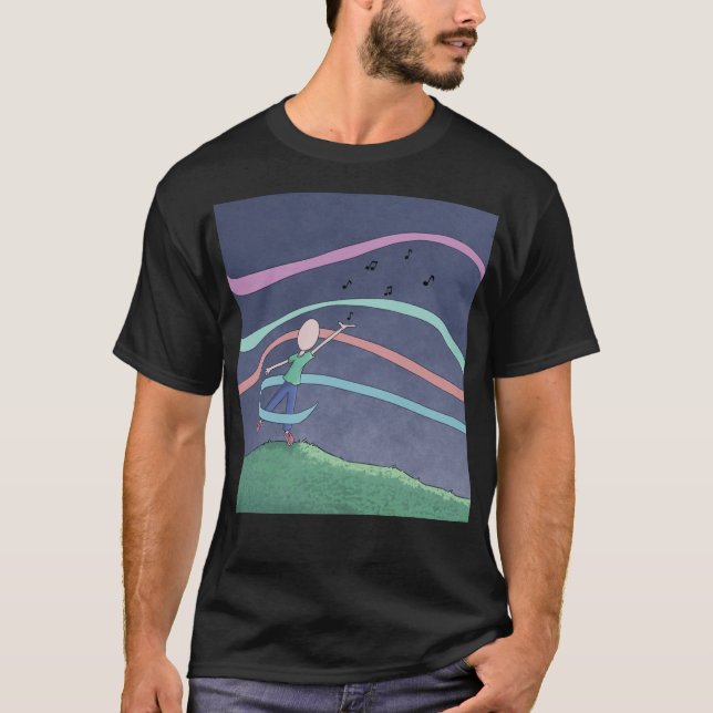 T-shirt musique et mélodie (Devant)