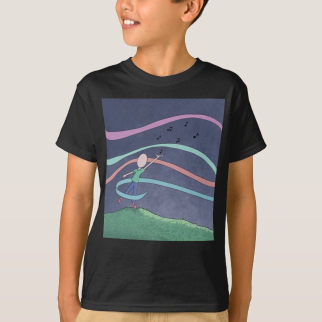 T-shirt musique et mélodie (Devant)