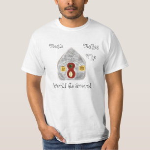 T-shirt Musique Fait Tourner Le Monde