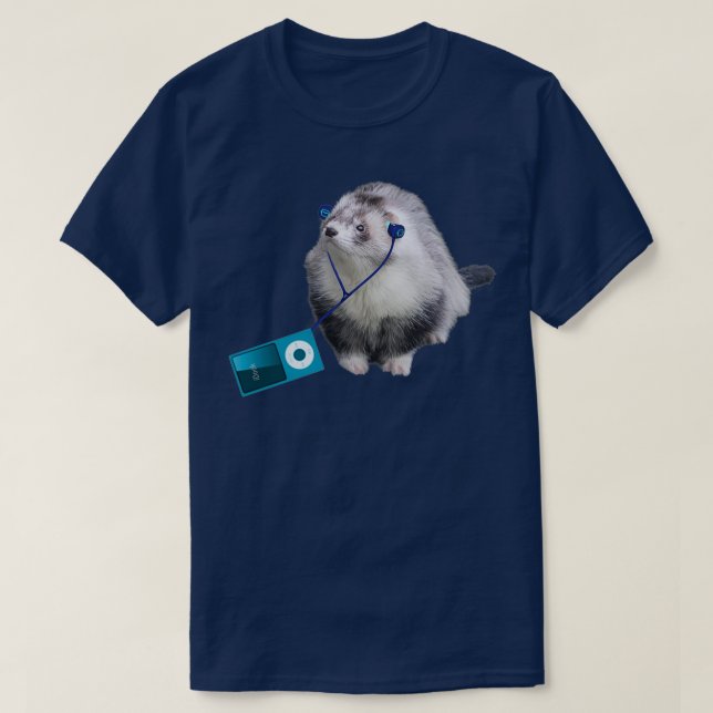 T-shirt Musique Ferret iDook (Design devant)