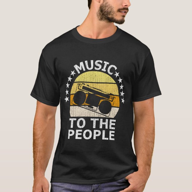 T-shirt Musique Festival ami (Devant)