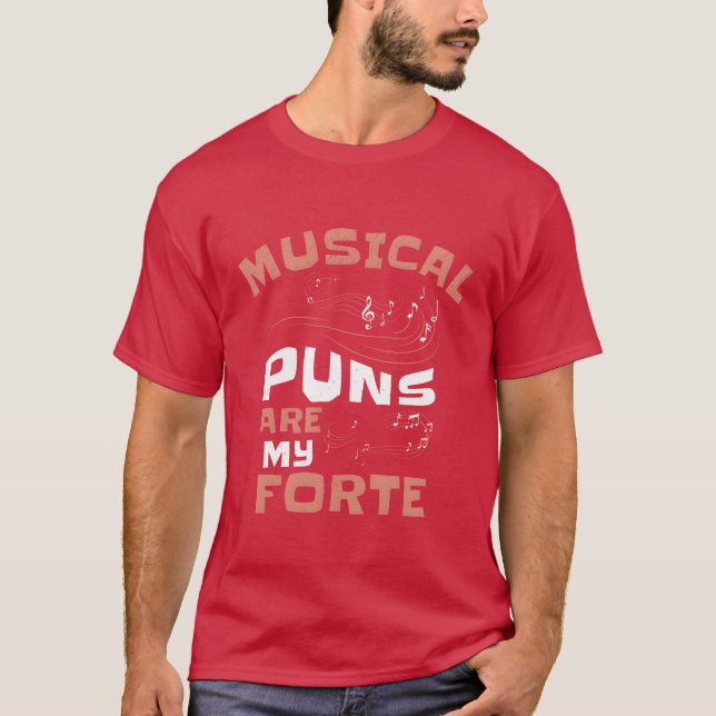T-shirt Musique Forte Musicien Musicien Musique Note famil (Devant)