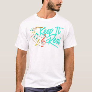 T-shirt Musique - Garder les pieds sur terre