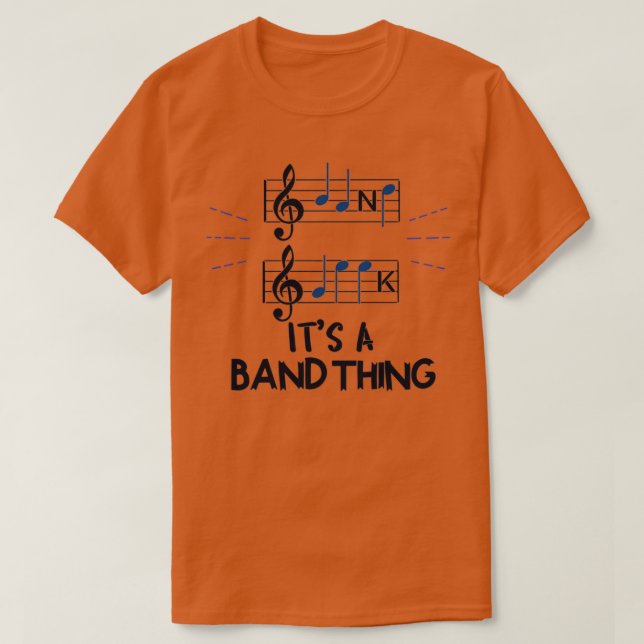 T-shirt MUSIQUE Geek de bande Son A Band Thé Cadeau  (Design devant)