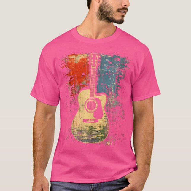 T-shirt Musique guitare 106 (Devant)