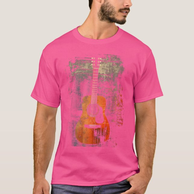 T-shirt Musique guitare 206 (Devant)