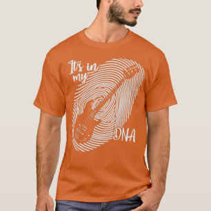 T-shirt Musique Guitare Électrique DoigtEst Dans Mon ADN