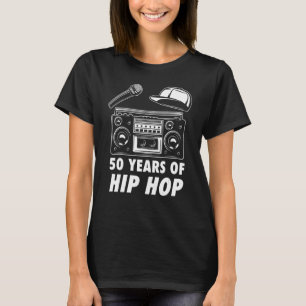 T-shirt Musique Hip hop 50e anniversaire Black History DJ
