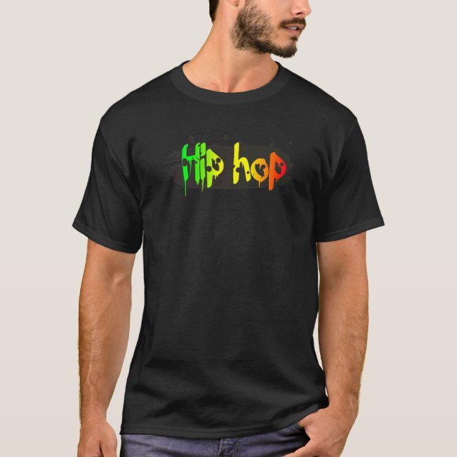 T-shirt Musique Hip hop Danse Street Drifiti Rap Hommes W (Devant)