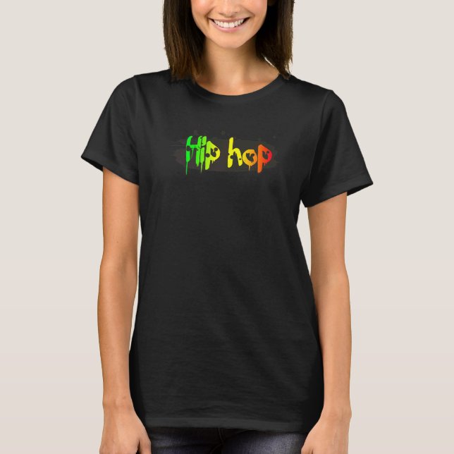 T-shirt Musique Hip hop Danse Street Drifiti Rap Hommes W (Devant)