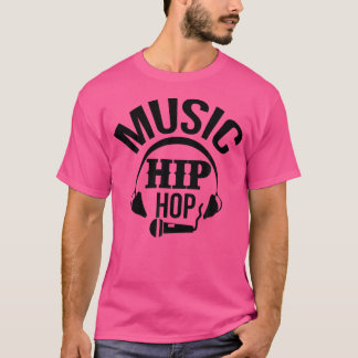 T-shirt Musique Hip hop - I Love Hip hop - Rap Music