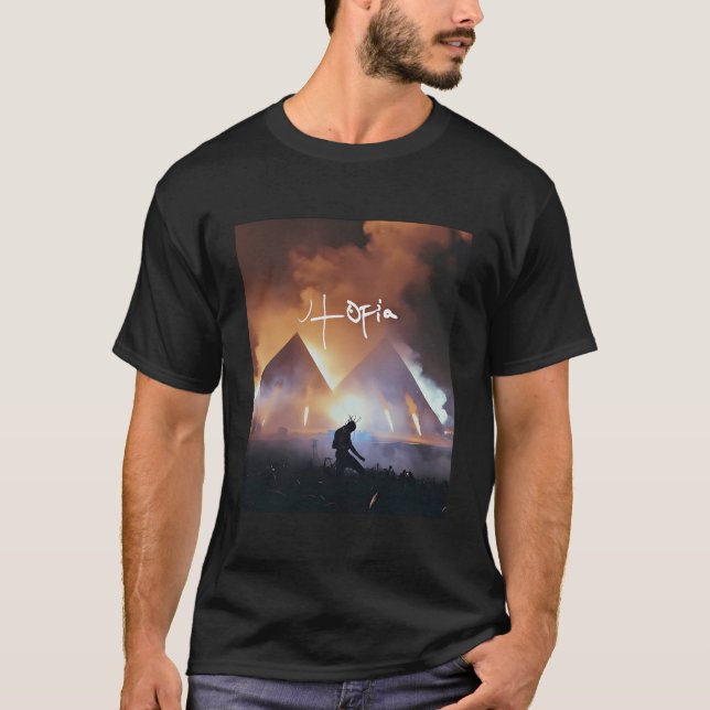 T-shirt Musique Hip hop Utopia Rap (Devant)