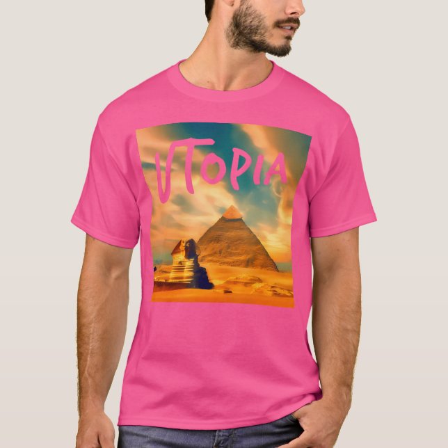 T-shirt Musique Hip hop Utopia Rap (Devant)