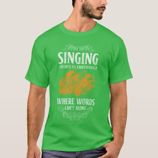 T-shirt Musique Hobby Choir ami cadeau