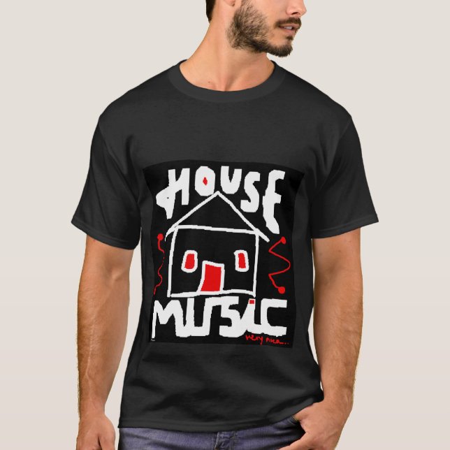 T-shirt Musique House 2 (Devant)