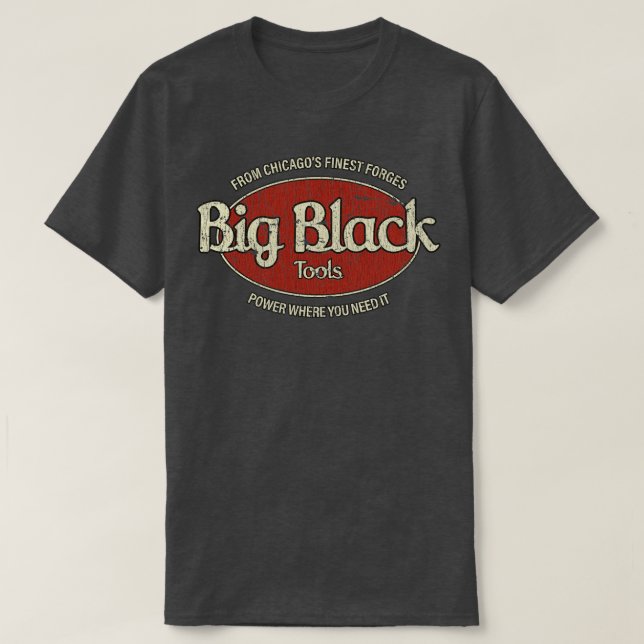 T-shirt Musique industrielle Big Black Tools 1981 (Design devant)
