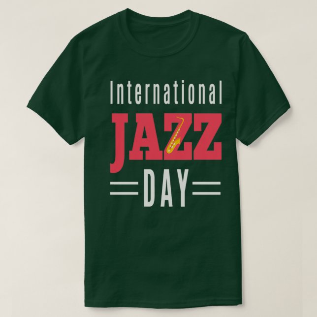 T-shirt musique jazz (Design devant)