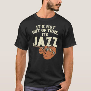 T-shirt musique jazz électrique jazz guitare et musique en