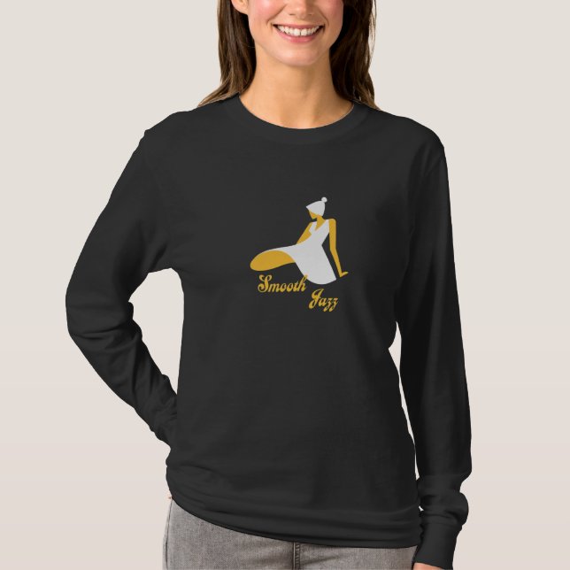 T-shirt Musique Jazz Smooth Rétro (Devant)