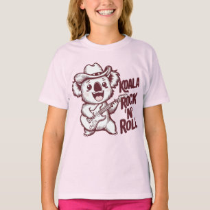 T-shirt Musique Koala Rock'n'roll