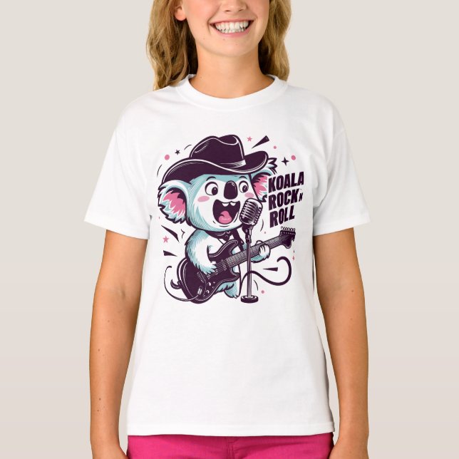 T-shirt Musique Koala Rock'n'roll (Devant)