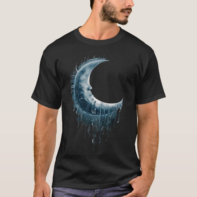 T-shirt Musique Lune fille (Devant)