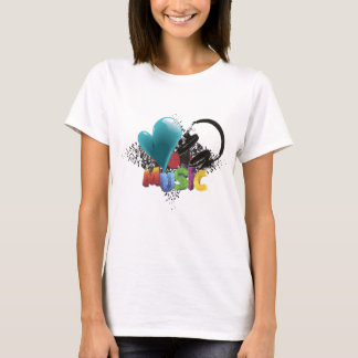 T-shirt musique luv
