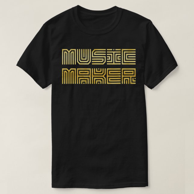 T-shirt Musique Maker Production Audio Engineer Produit (Design devant)