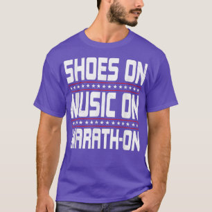 T-shirt Musique Marathon Marathon Marathon Courir