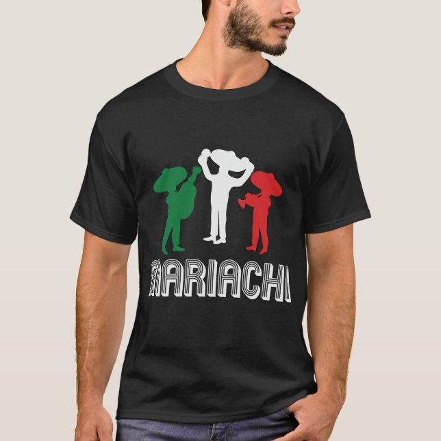 T-shirt Musique Mariachi Sombrero Vihuela (Devant)