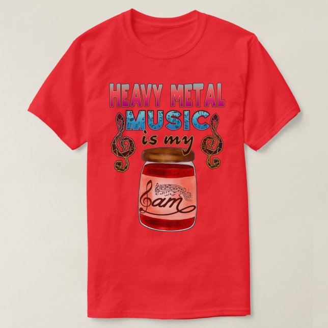 T-shirt Musique Métal Lourde Est Ma Confusion (Design devant)