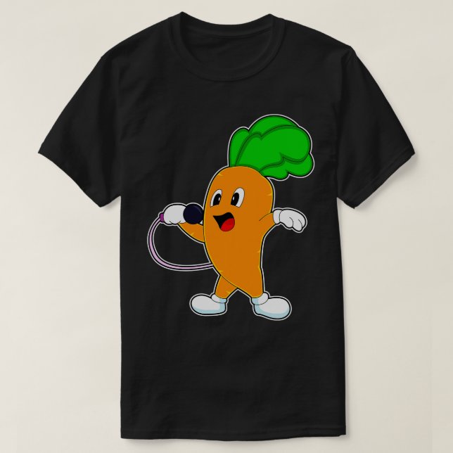 T-shirt Musique Microphone du chanteur de pourriture (Design devant)