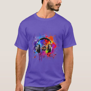 T-shirt Musique Mix beats, drop fire.FS