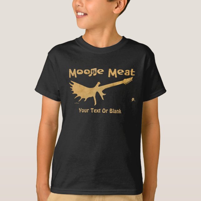 T-shirt Musique Moose Meat Rock (Devant)