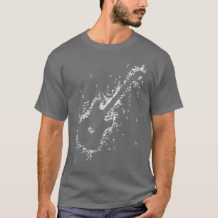 T-shirt Musique Note Guitare électrique843