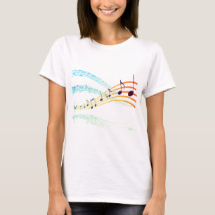 T-shirt Musique, notes, clef