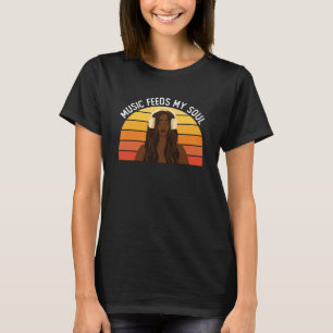 T-shirt Musique Nourrit Mon Âme Musicien Africain Américai