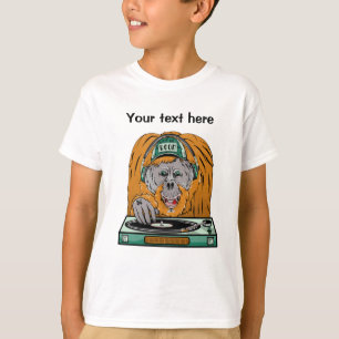 T-shirt Musique orangue