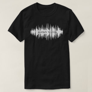 T-shirt Musique personnalisable d'ondes sonores