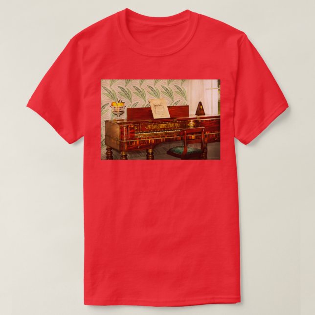 T-shirt Musique Piano Carré bébé grand (Design devant)